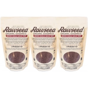 Rawseed Organic Brown Whole Grain African Teff 2 Lbs 3 